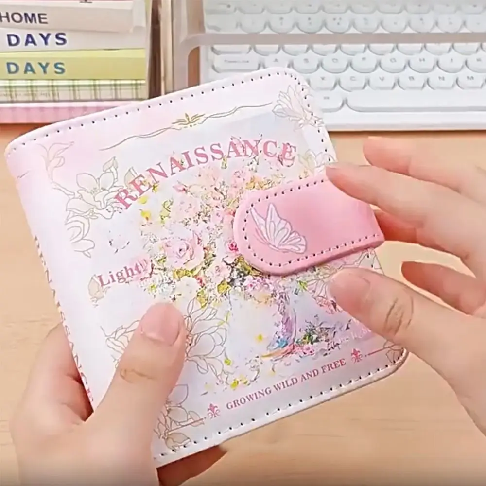 

Книга памяти, винтажный буклет для хранения карт, ретро многоразовые переплеты с вкладышами, магнитная застежка, 3-дюймовая переплет для фотокарт, школьная переплет