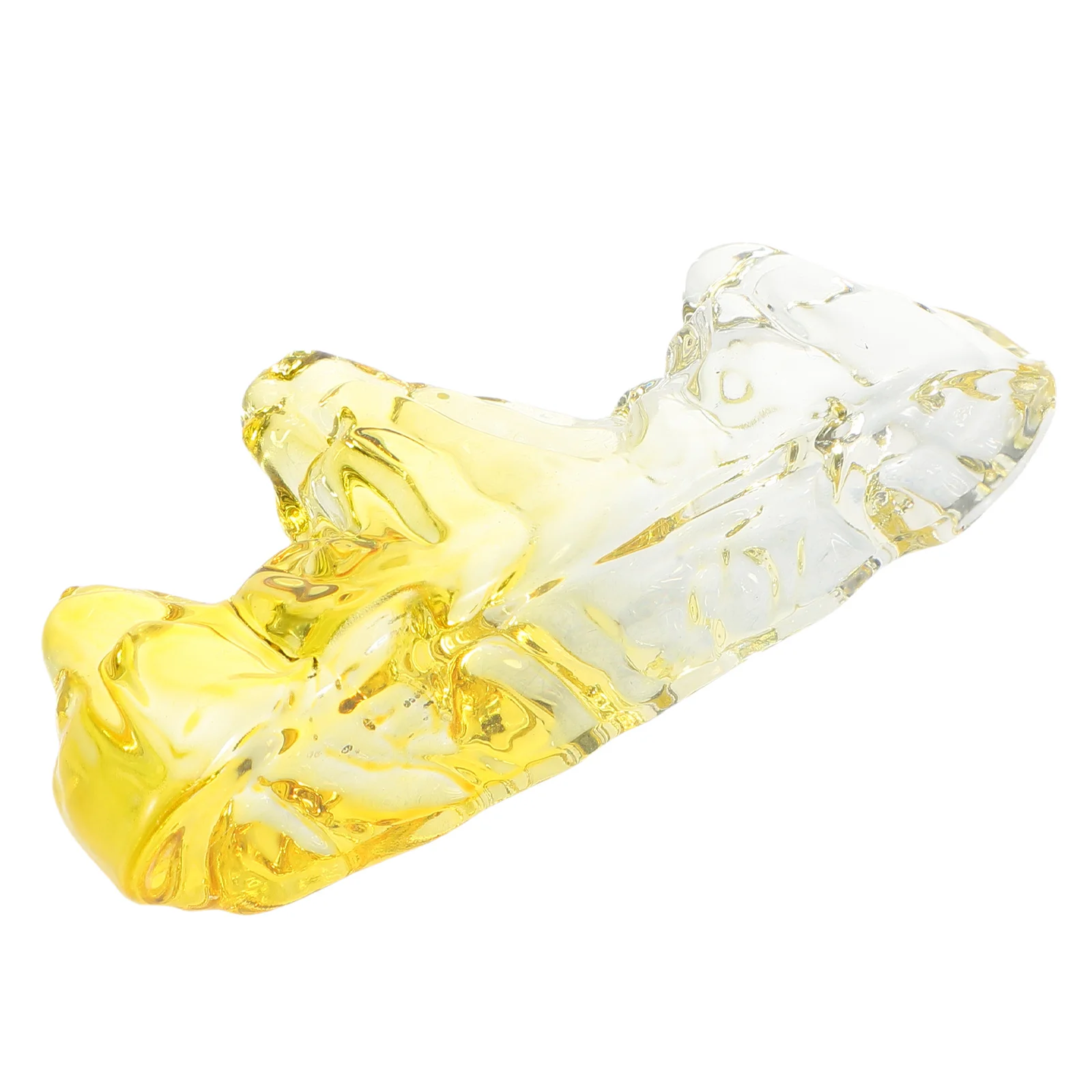 

Shape Calligraphy Brush Holder Transparent Crystal Calligraphy Paperweight Writing Brush
