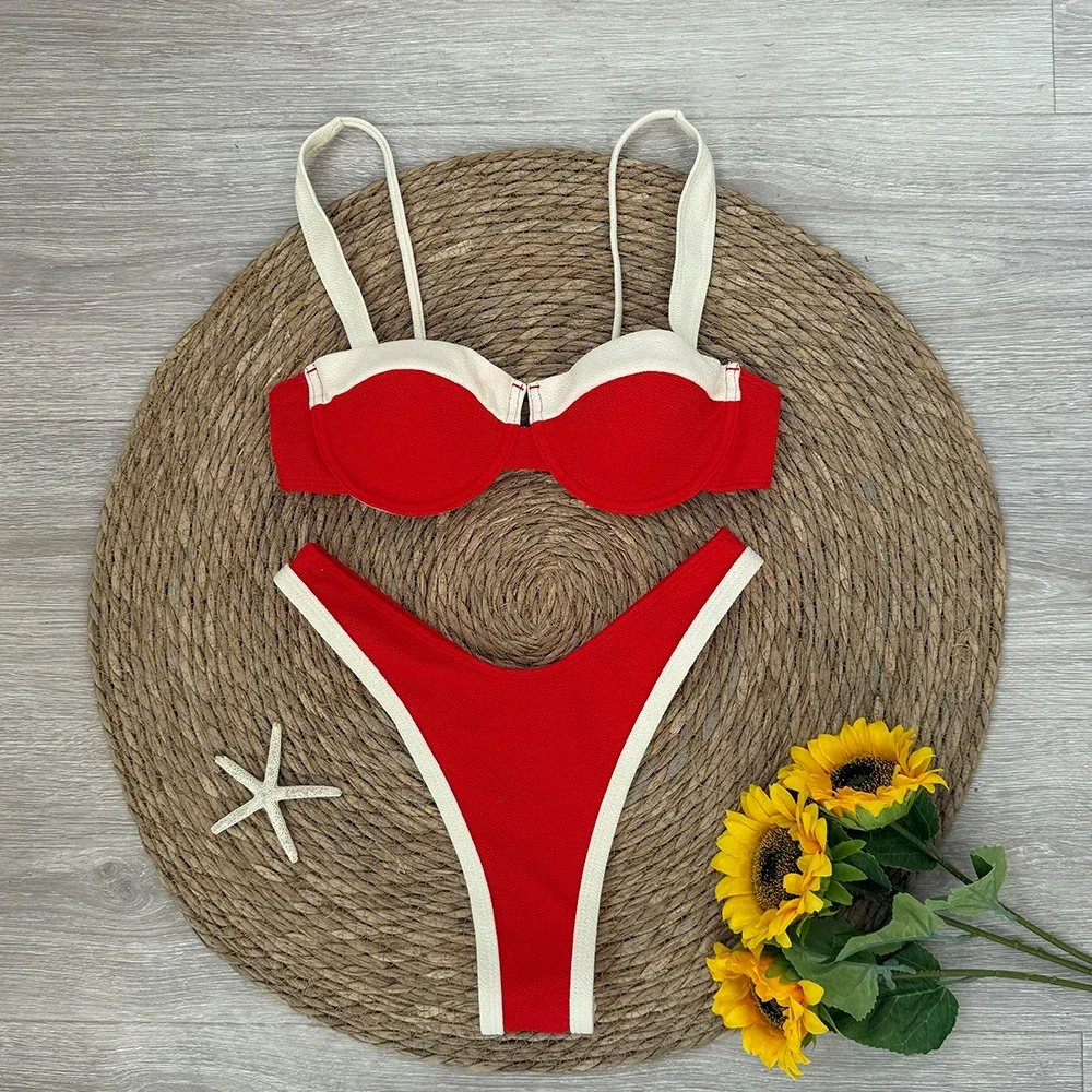 

Patchwork Micro Bikini Push Up Women Swimsuits 2025 Sexy Female Swimwear Brazilian Bikini Set Thong Biquini Swim Suits Beachwear