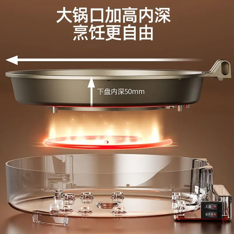 New electric cake pan household pancake pan plug-in breakfast machine pancake pan pancake double-sided heating increase