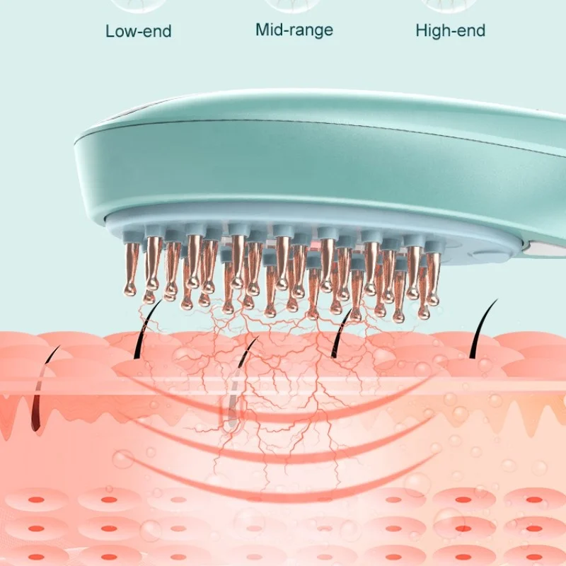 Китайский профессиональный производитель, массажная расческа для восстановления волос, электрический лазер, расческа для роста волос
