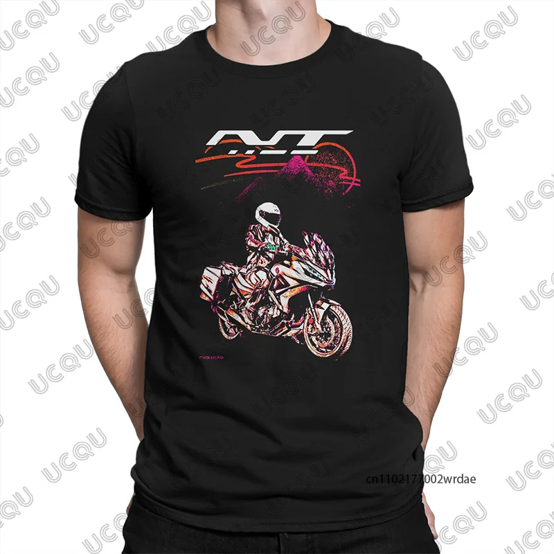 

2025 Summer New NT1100 Motorcycle Men's T Shirt Cotton Short Sleeve O Neck Casual Breathable Tees Sports Streetwear Unisex Tops