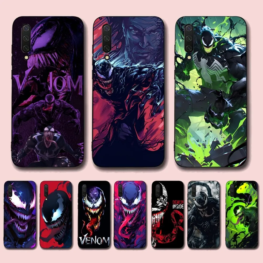 Classic Movie V-Venom Phone Case For Xiaomi Mi 5X 8 9 10 11 12 Lite Pro 10T PocoX3pro PocoM3 Note 10 Pro Lite