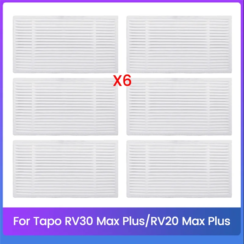

ABFY-For Tapo RV30 Max /RV30 Max Plus /RV20 Max /RV20 Max Plus Robot Vacuum Cleaner Parts Replacement Parts Filters