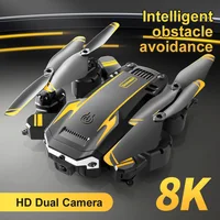 Mini Dron S6 Pro 8K 5G WIFI Profesional, Fotografía Aérea HD, Cámara Dual, Evitación de Obstáculos de 360°, Quadrotor de Juguete