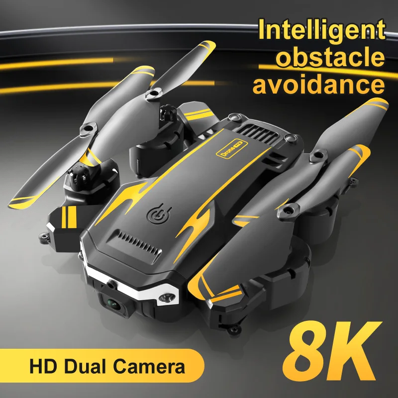 S6 Pro Mini Drone 8K 5G WIFI Professional HD Aerial Photography Dual Camera 360 Obstacle Avoidance Quadrotor Toy