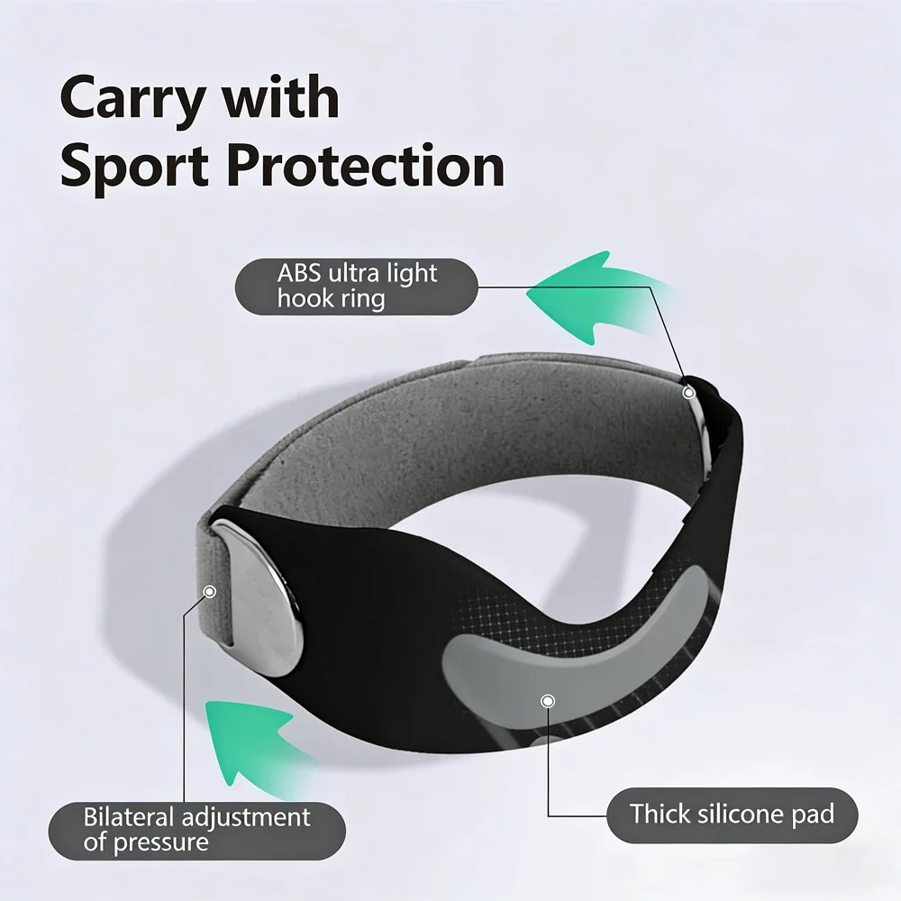1pc/2pcs Cushion Pressure Knee Pads Patella Strap Adjustable Sport Knee Wrap Soft Pressurize Knee Patella Support Jumpers Knee - view 5