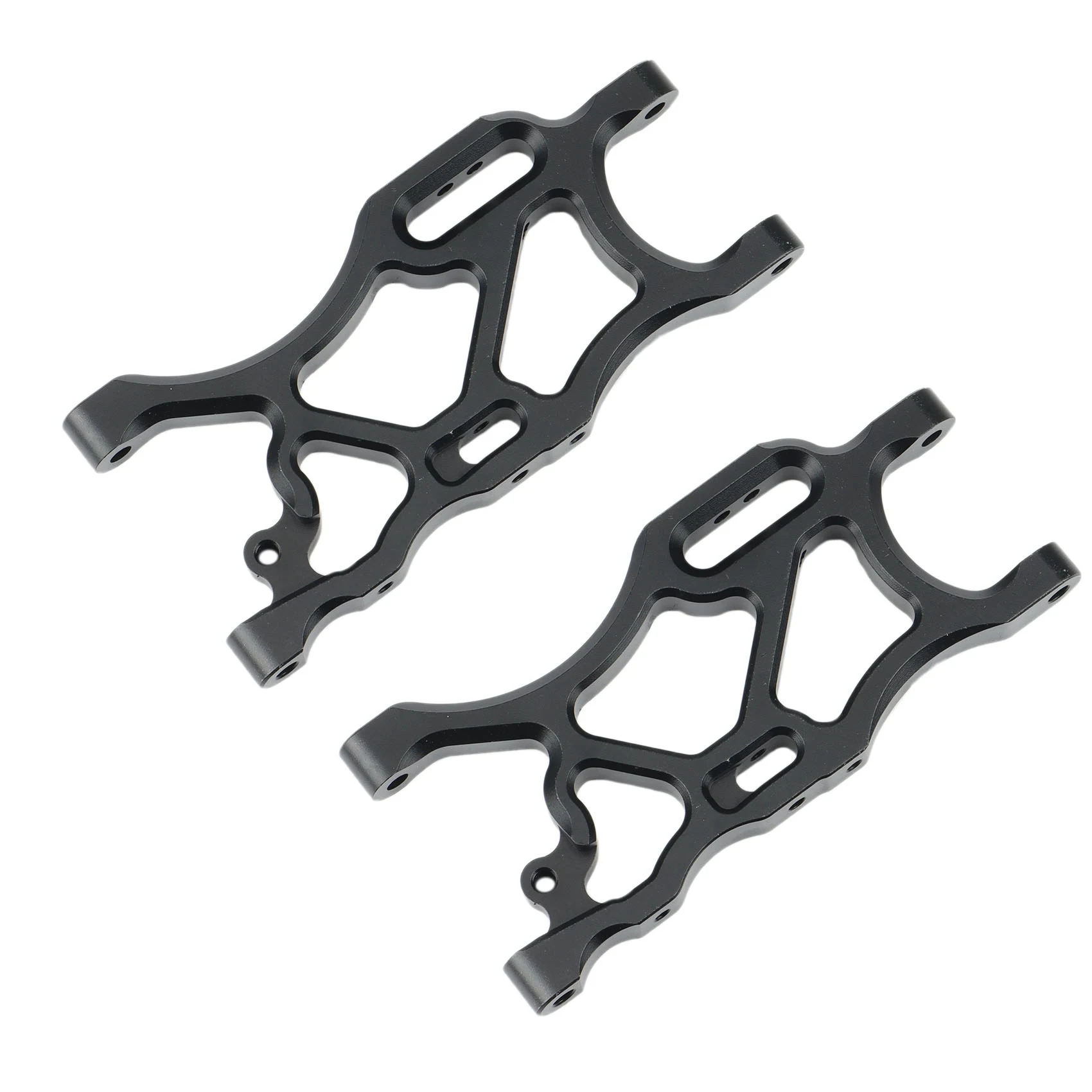 2 Stuks Metalen Achter Draagarm voor ARRMA 1/7 ONBEPERKTE INFRACTIE 6S 1/8 TYPHON 6S RC Auto Upgrade Onderdelen, Zwart