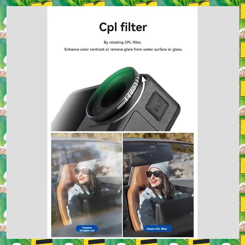 3C Electron ND Filter Set For DJI Osmo Action 4 ND8/PL ND16/PL ND32/PL ND64/PL Filters Kit Action Camera Accessories,ND Filter S