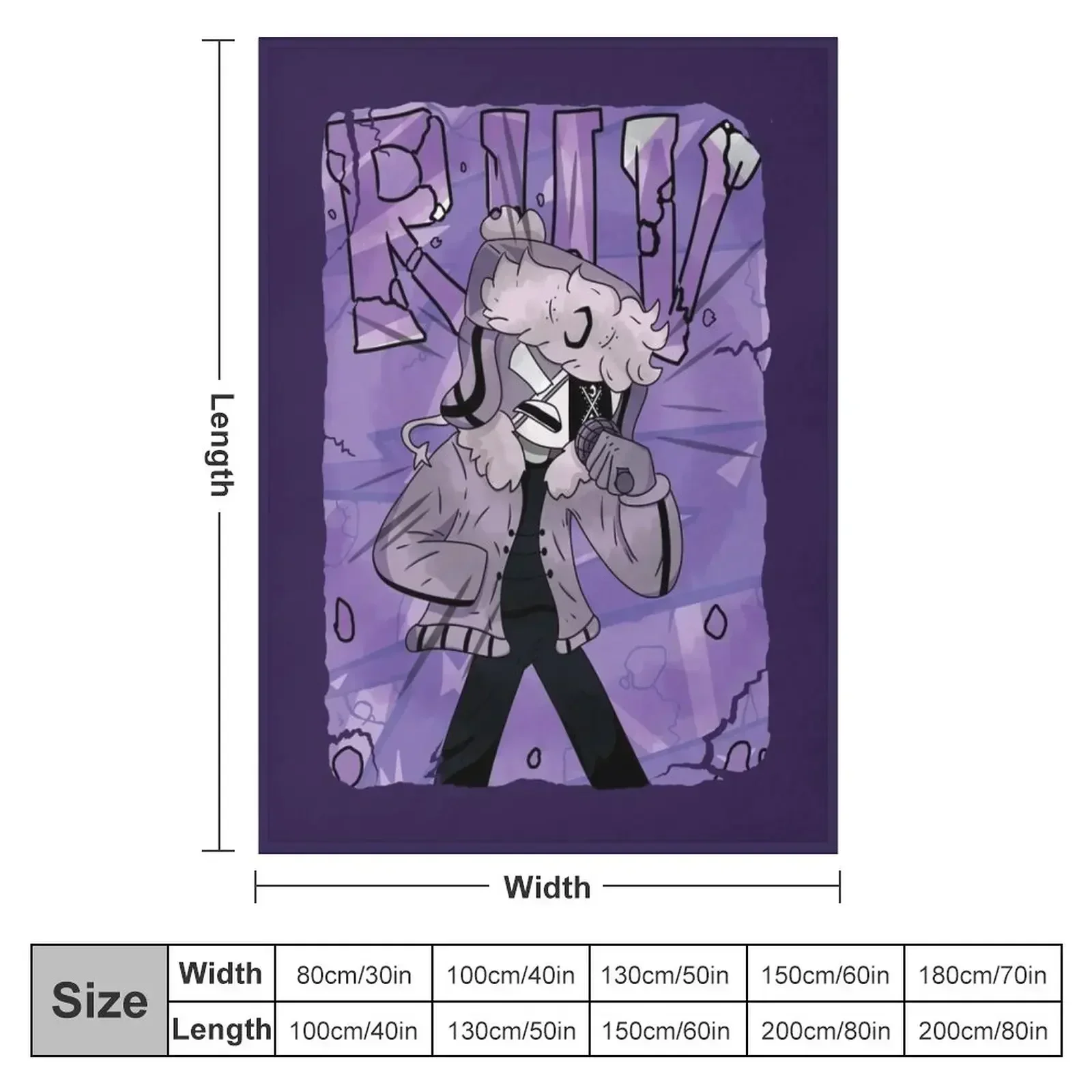 Fnf Ruv character Wall break Throw Blanket Sofas Decorative Sofa Soft Plush Plaid Luxury Blankets