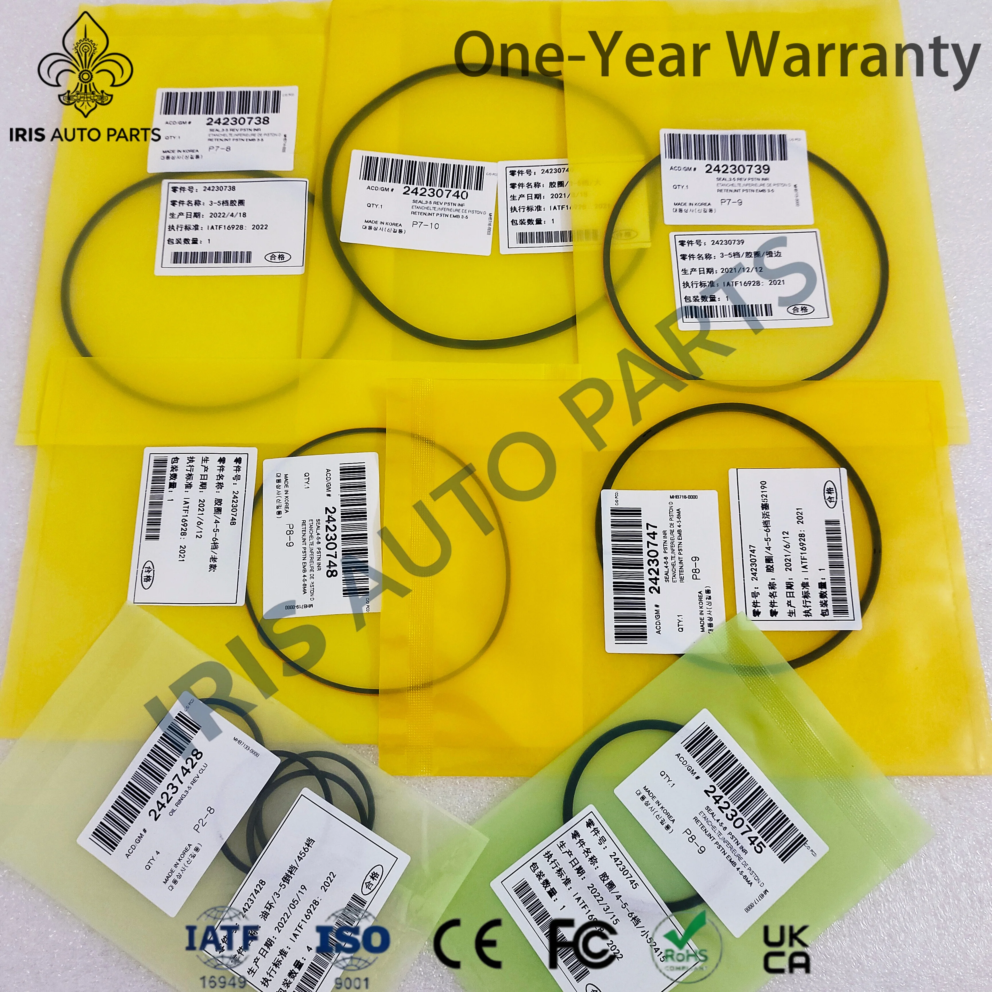 6T40E 6T45E 6T40 6T45 For Buick Opel Chevolet Saab Saturn 6T40E 6T45E Gearbox Oil Seal Gasket Repair Kit Transmission Clutch
