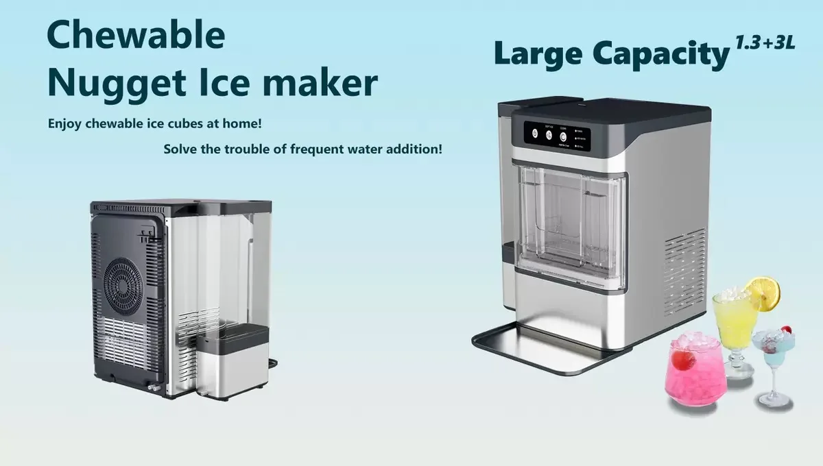 Instant delivery Home ice cube machine 6-8 minutes fast ice making, daily output of 17kg, soft and brittle ice ex-factory price 5