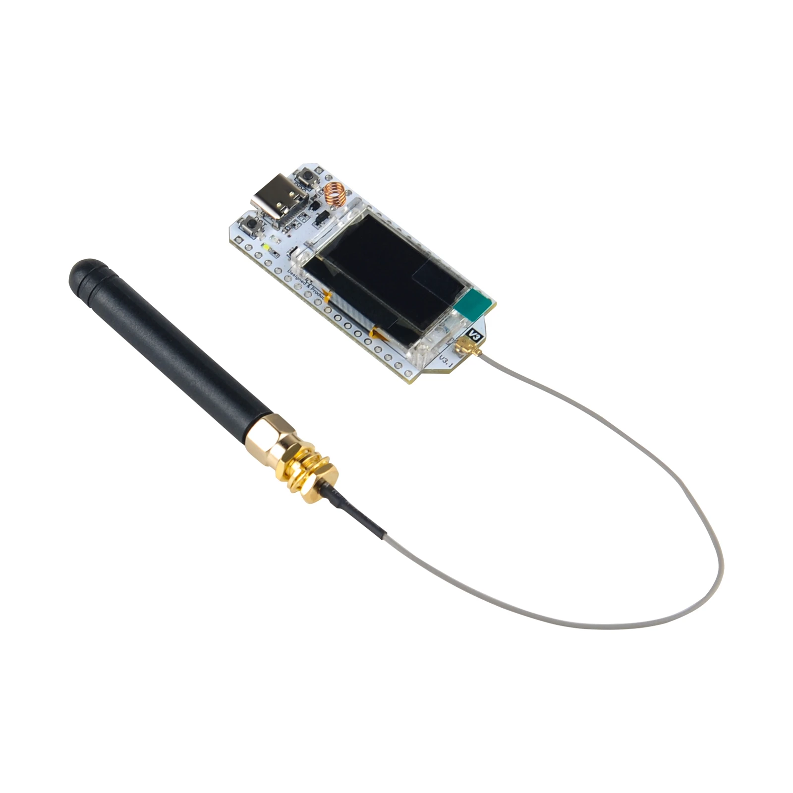 

Плата разработки ESP32 LoRa V3 с антенной 2dBi Gain, 868 МГц, SX1262, OLED-дисплей 0.96 дюйма, WiFi/BLE, Type-C для проектов Meshtastic IoT Arduino