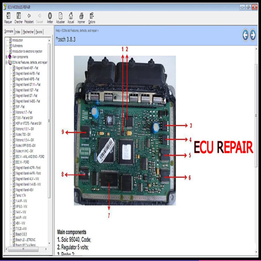 Car ECU Repair Software ECU Modules Repair Pinout Troubleshooting Methods Theft Prevention