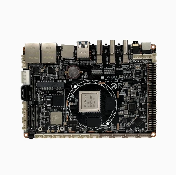 مجموعة لوحة أندرويد RK3588 ذاكرة DDR USB/LVDS/MIPI/WIFI/BT5.0/eDP تدعم نظام Ubuntu 20.04 لوحة صندوق أندرويد الجديدة