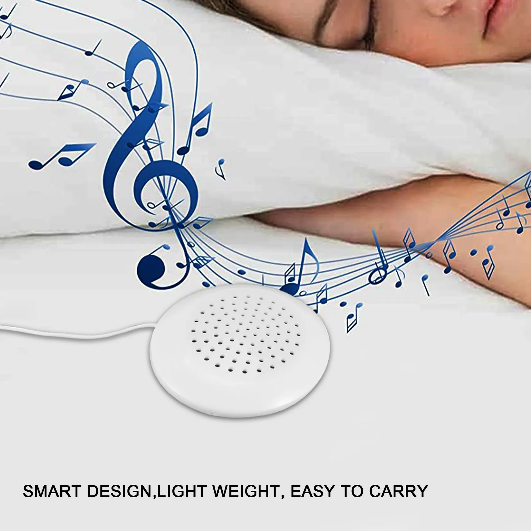 Mini altavoz universal con almohada para el cuello con enchufe de 3,5 mm para iPhone para iPod MP3 MP4 Player