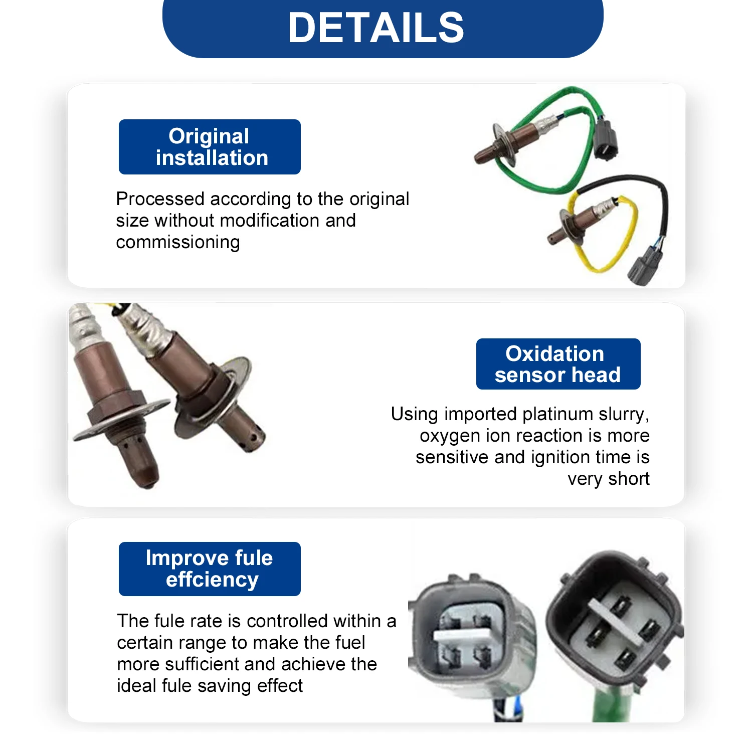 22641-AA610 Up+Downstream Oxygen Sensor For Subaru Forester 2.5L 2011 2012 2013 Impreza 2012 2013 2014 XV Crosstrek 2.0L 2013-14