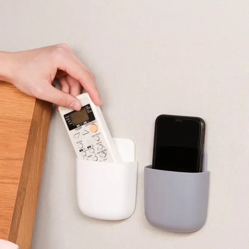 Household remote control plug storage rack, home use, bathroom wall hanging toothbrush storage box, wholesale