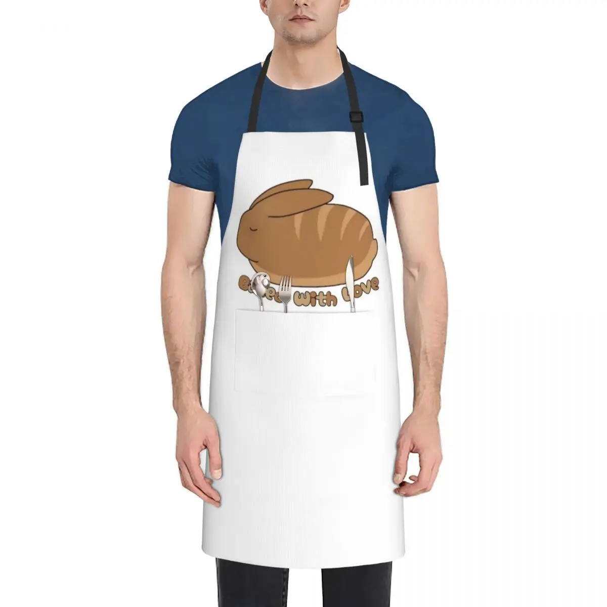 

Baked with Love Apron Chef Uniform Woman Women's Kitchen Apron