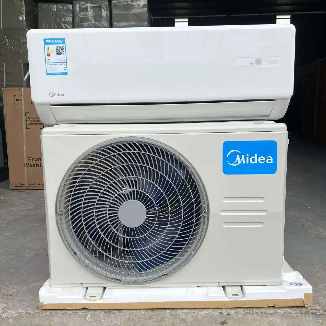 Midea Split Air Conditioners 12001-15000 Btu Inverter Heat Pump R290 AC Air Conditioning WiFi Household & Hotel Use Class A+++