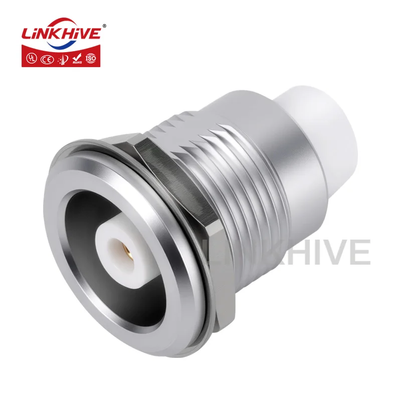 Compatible with LEMO FFA+ERA Single Contact Coaxial Push Pull Circular Connector 00S 0S 1S 2S 250 275 Pin Plug+Socket