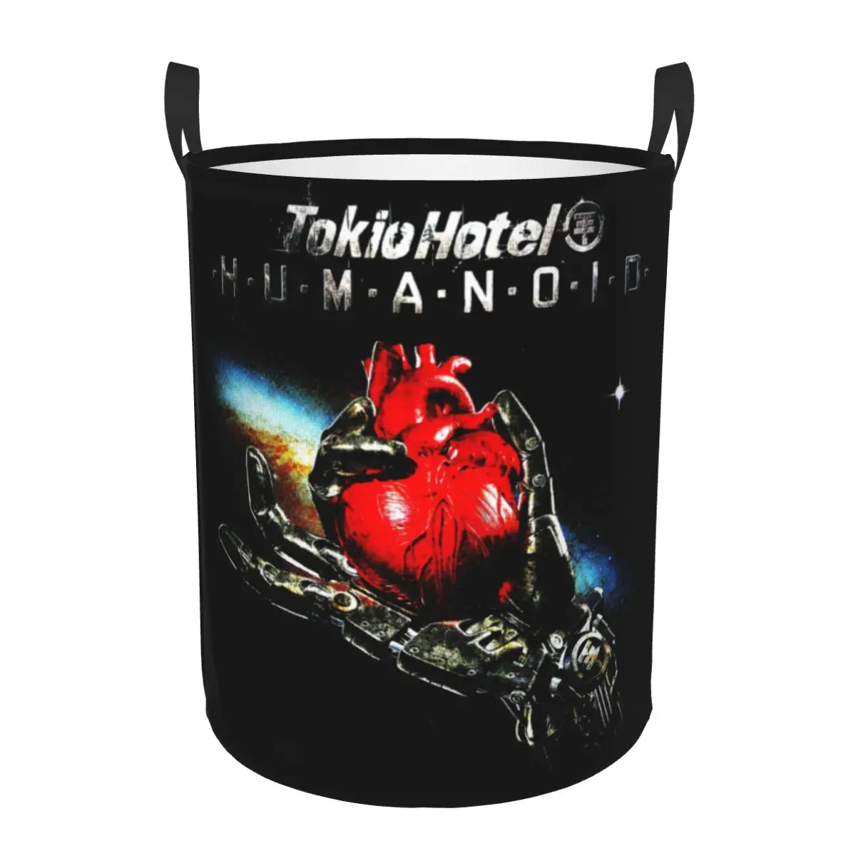 

Изготовленная на заказ корзина для белья Tokio Hotel, складная корзина для одежды, корзина для хранения игрушек для детской комнаты