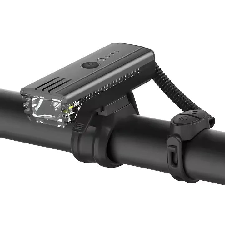 

500 Lumen LED Bike Front Light Battery-Powered Waterproof Outdoor Riding Handlebar Mounting Light Sensing Bicycle Front Light