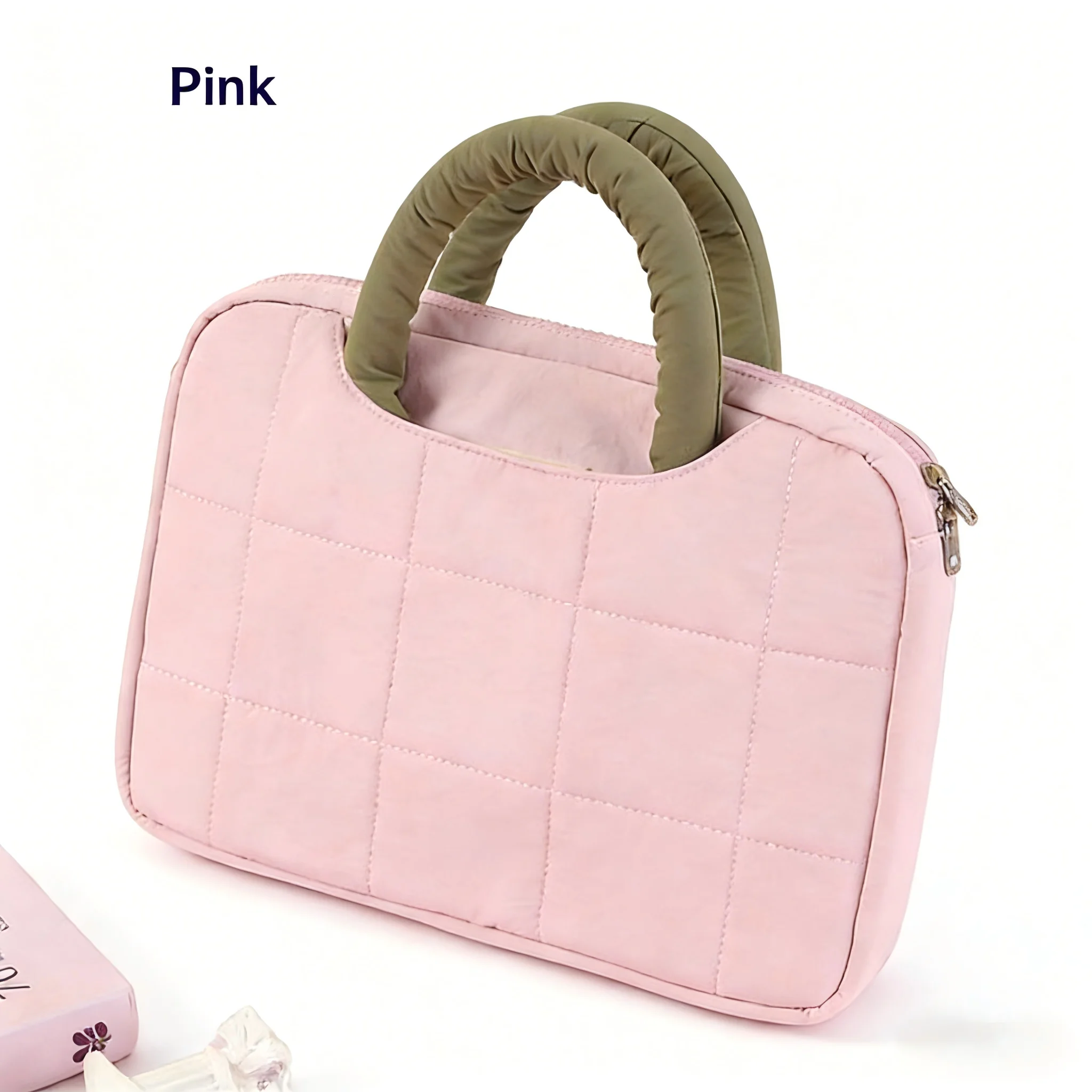 Fashionable Large Capacity Tassel-Decorated Tablet Bag for 13/15 Inch Computer Inner Storage Handbag with Notebook Pocket Ideal