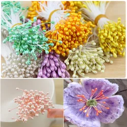 Multicolor 3mm 150pcs Artificial Sugar Flower Stamen For Craft Home Wedding Decoration Cake Decoration and DIY Pistil Stamen