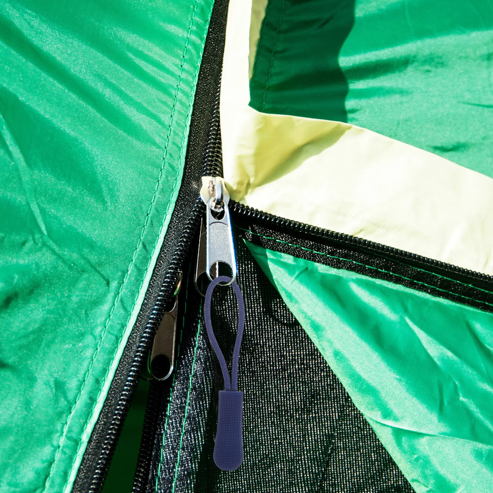 

10pcs Blue Nylon Zipper Puller 2.5Cm 4.5Cm Rope For Camping Backpacks Garment Kids Clothing Zip Slider Cord Pulls Zipper