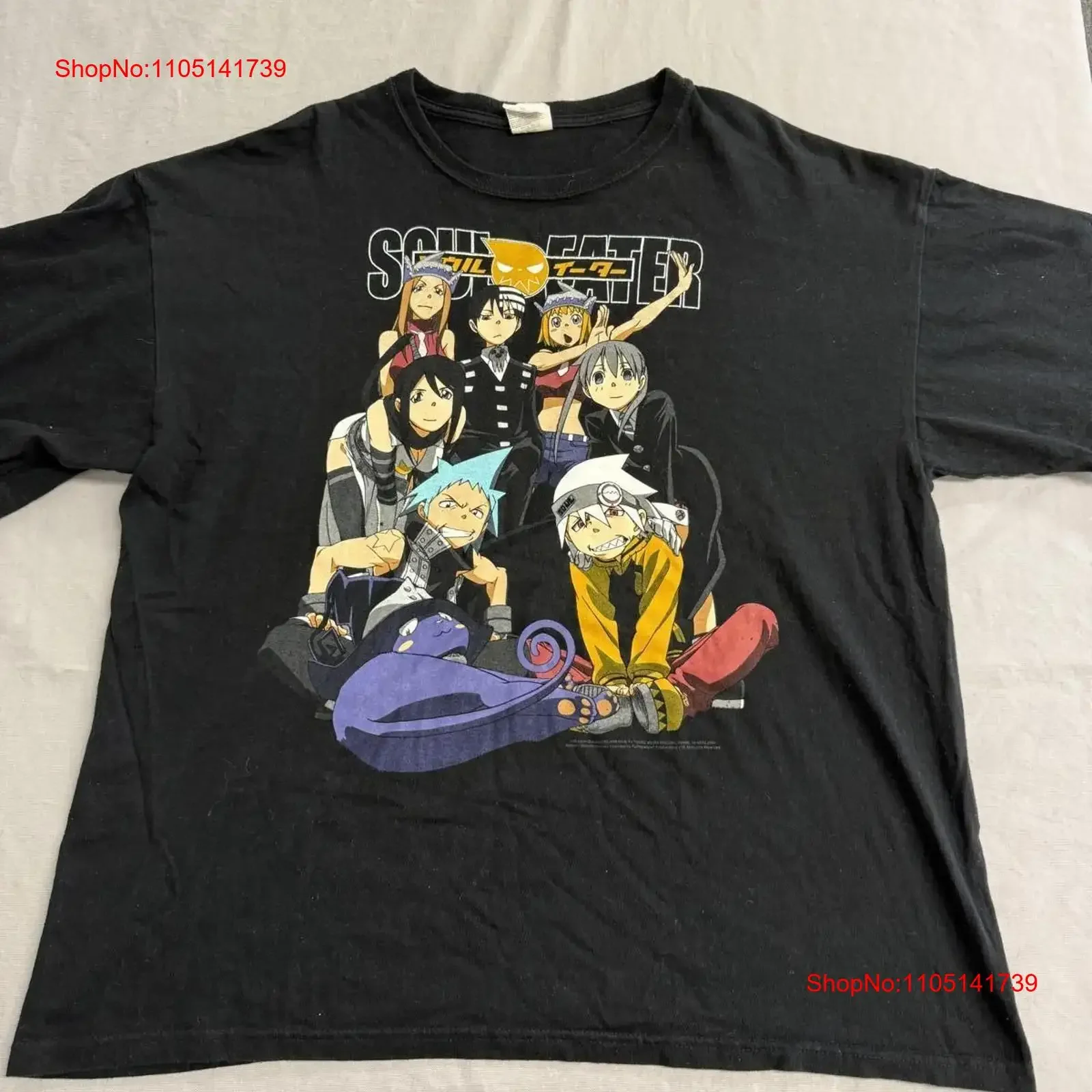 

VTG Soul Eater Manga T shirt Cast 2009 XL vintage Washed Breathable Versatile Stretched Stylish Comfortable fashion streetwear