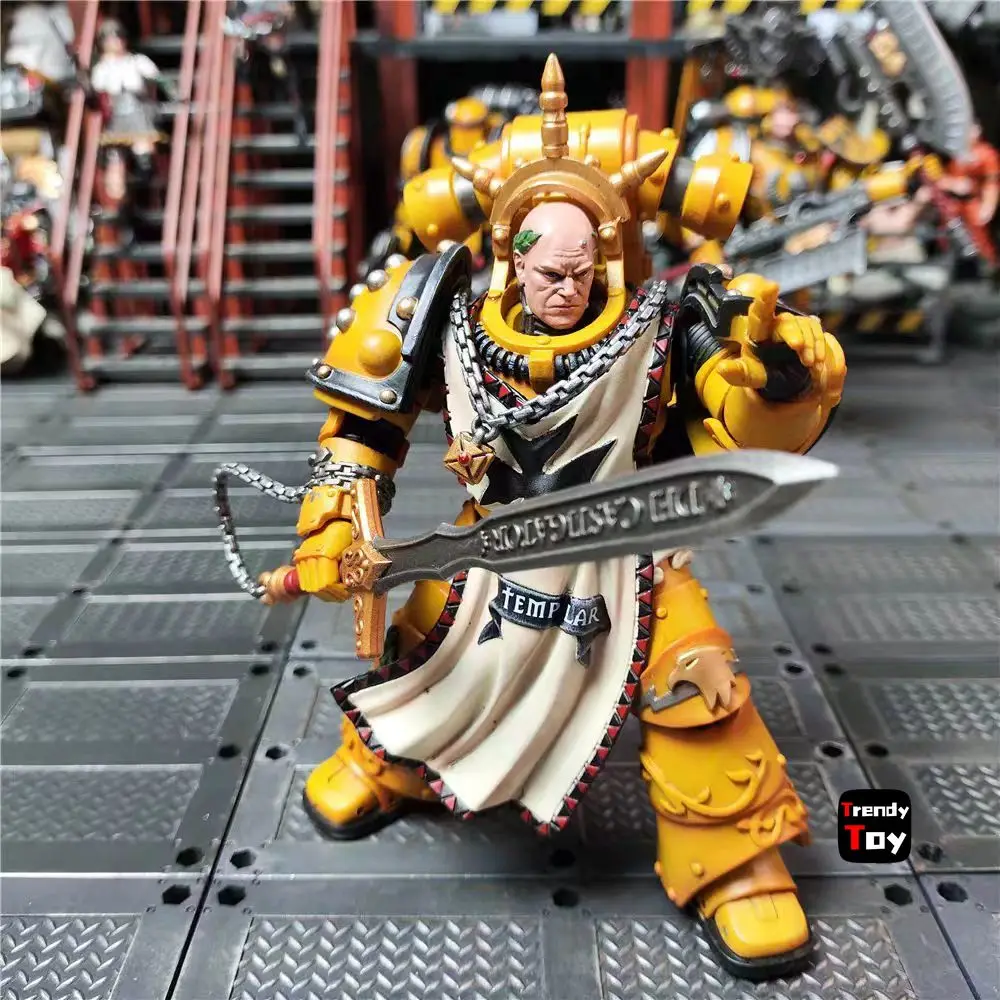 【JOYTOY】워해머 40K 임페리얼 피스트 시지스먼드 제일대장 1/18 액션 피규어 장난감 애니메이션 피규어