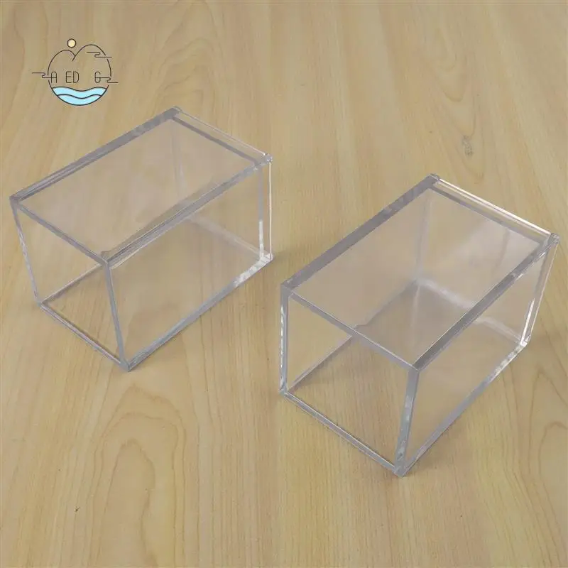 

AED6-Acrylic Pen Holder 2 Pack,Clear Desktop Pencil Cup Stationery Organizer For Office Desk Accessory