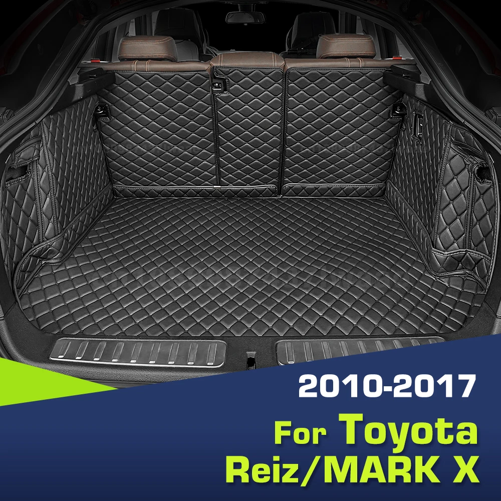

Коврик в багажник с полным покрытием для Toyota Reiz/MARK X 2010-2017 16, 15, 14, 13, 12, 11, чехол для багажника автомобиля, аксессуары для защиты салона