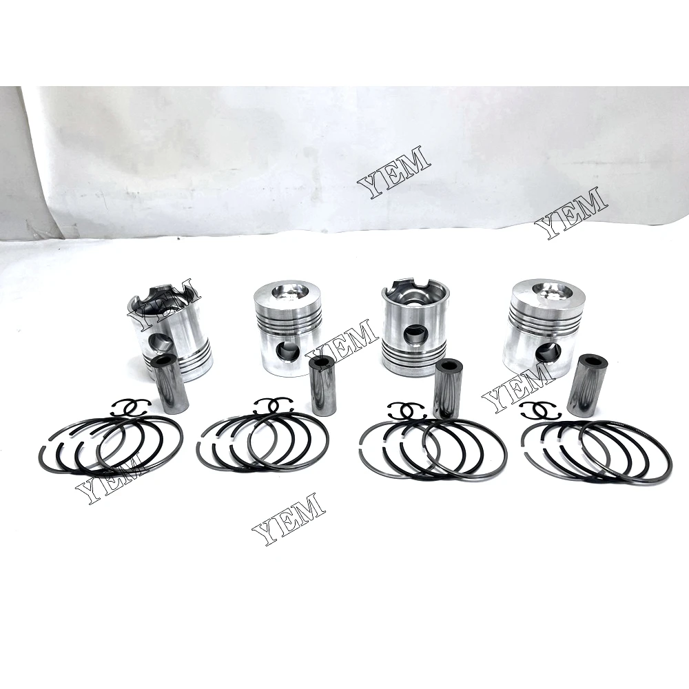 

Good Quality 4 PCS Piston ( STD ) 4 PCS Pin 8 PCS Circlip 4 PCS Piston Rings( STD ) For Deutz F4L912 Engine