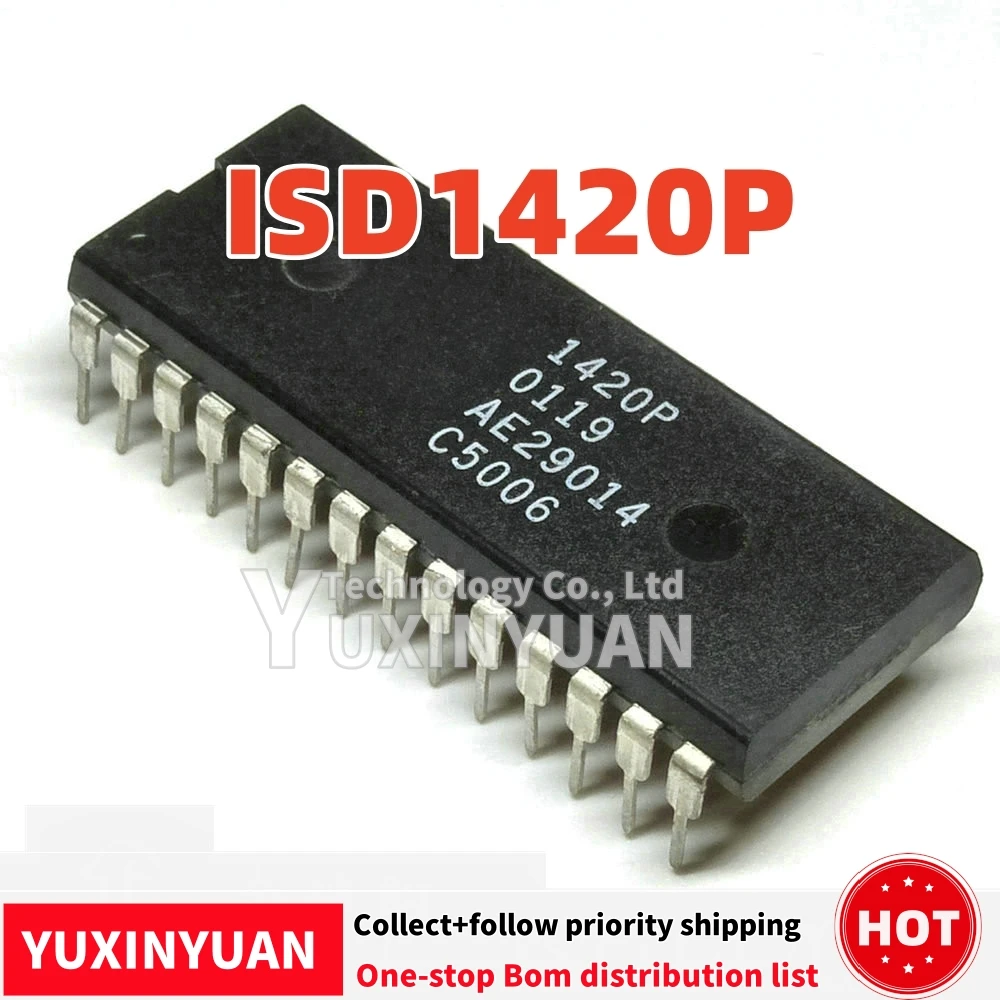 

10 шт./лот ISD1420P DIP28 В НАЛИЧИИ YUXINYUAN