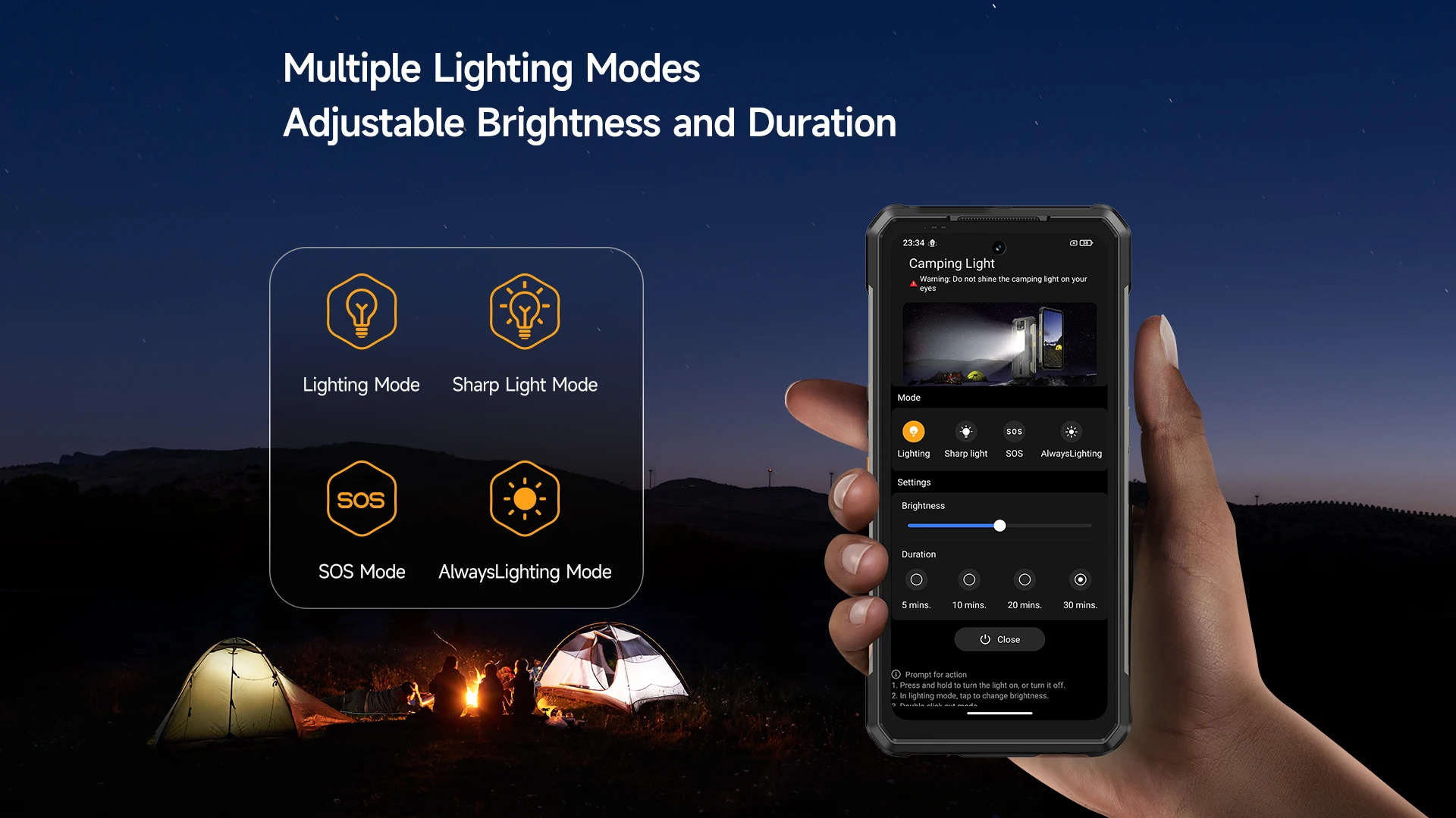 Ulefone Armor 34+ NFC 5G AI Rugged Phone 25500mAh Up to 32GB+512GB 120Hz Display 6.95" Android 15 Smartphon