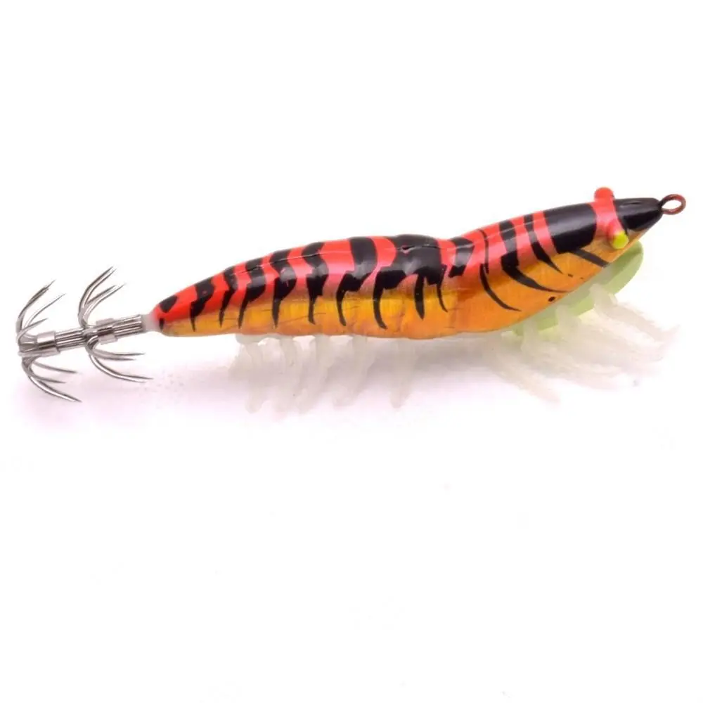 

Fluorescent Wood Shrimp No. 3.0 No. 3.5 Glow-in-the-dark Squid Hook Noctilucent Sinking Artificial Squid Jig Fishing Lure