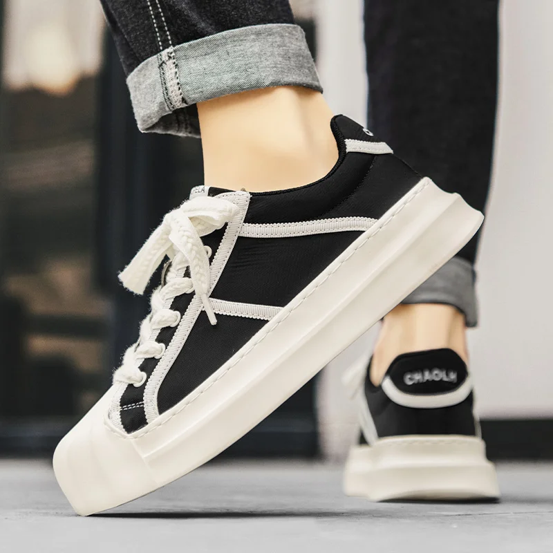 أحذية رياضية كاجوال للرجال قابلة للتنفس، أحذية سباق فاخرة للمدرب، أحذية بدون كعب أنيقة للرجال