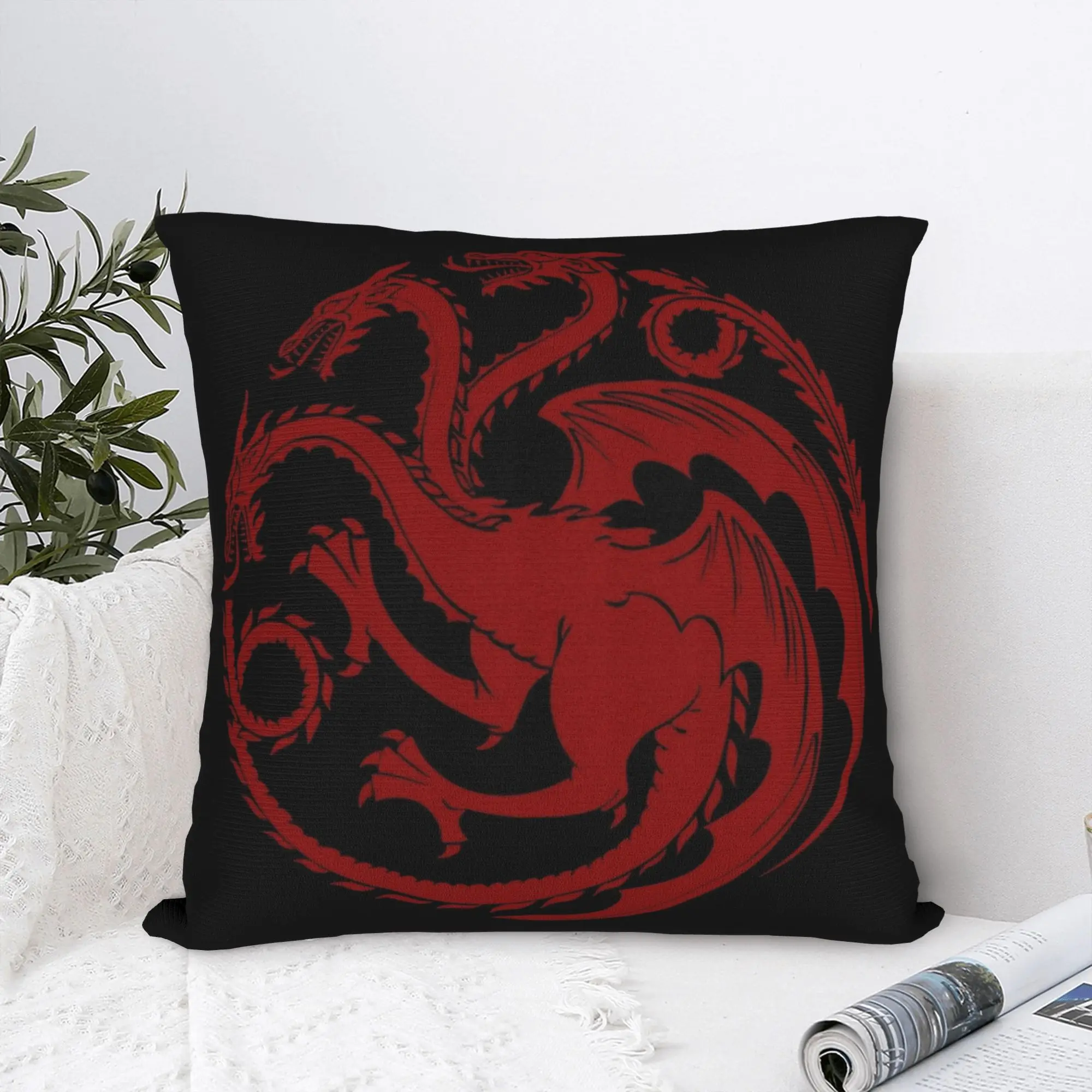 TV-G-GamES Of T-ThroneS Pillow Case  Cute Funny Pillow Cover Print Pillowcases For Living Room Bed Chair