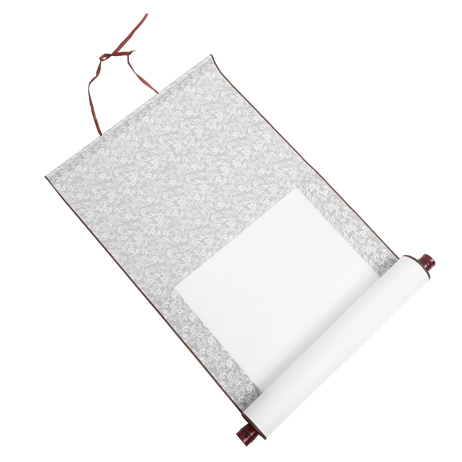 Chinese Calligraphy Blank Scroll Paper for Painting Writing Practice Medium Ink Absorption Portable Lightweight Rolling Design