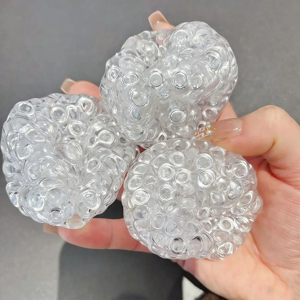 Formbarer Vakuum-Squishy-Sandball Trauben-Stressball Geräuscharmer Ball zur Stresslinderung Desktop-Quetschspielzeug Geburtstagsgeschenk