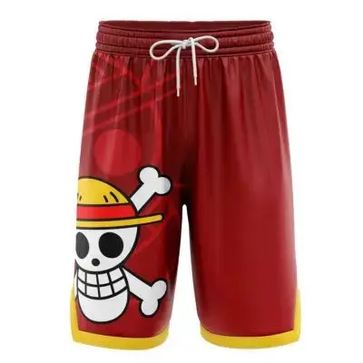

2026 Adult and Child Luffy One-piece Surfing Shorts, Summer Anime Quick-drying Breathable Printed Sports and Fitness Shorts