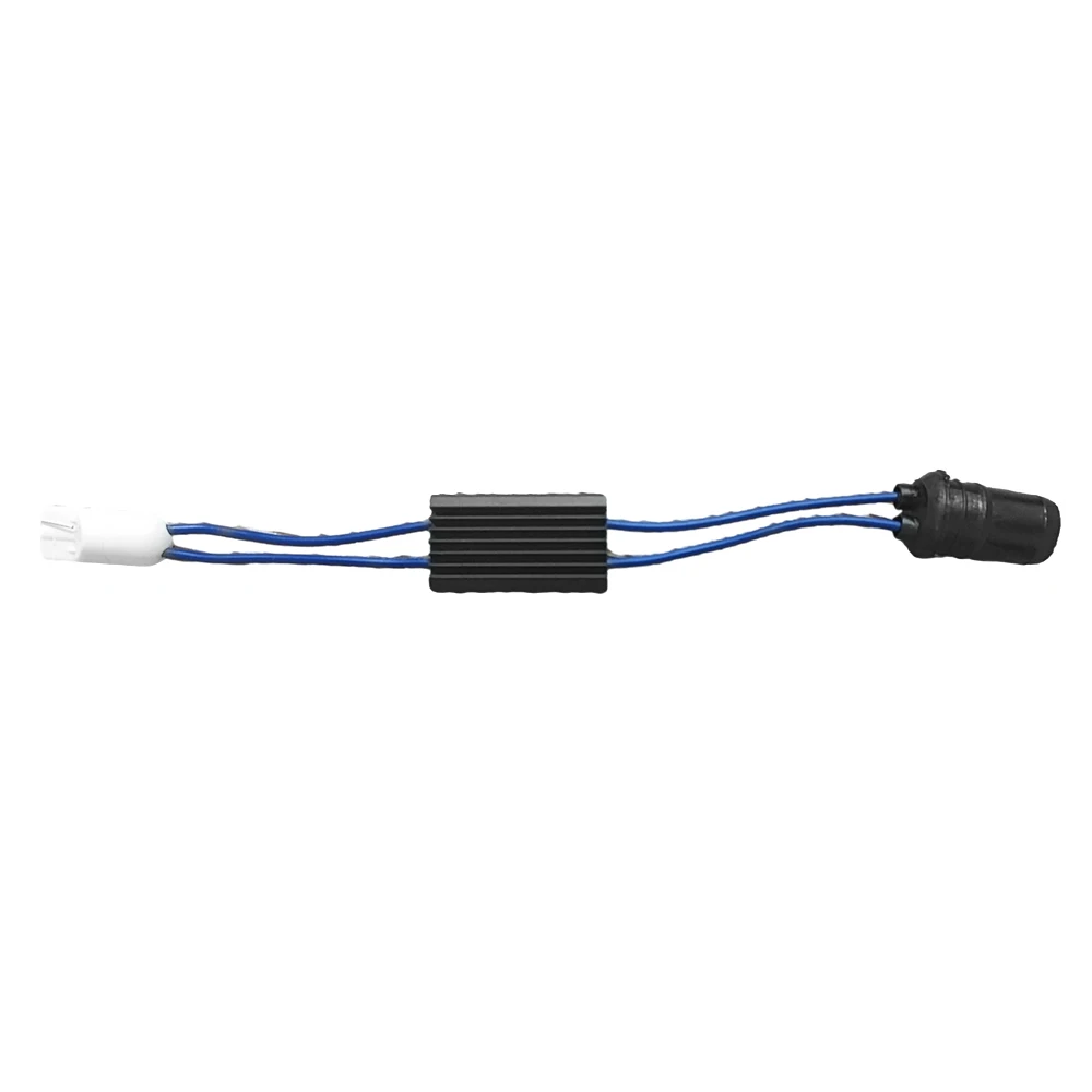 Cancelador de advertencia LED para luces de coche, módulo de resistencia de carga OCB T10 W5W 194 501, sin Cable de Error, cableado de resistencia,