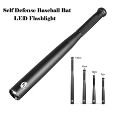 Baseball Bat Flashlight Waterproof Super Bright Baton Aluminium Alloy T6 LED Flashlight Emergency Self Defens Outdoor Lighting