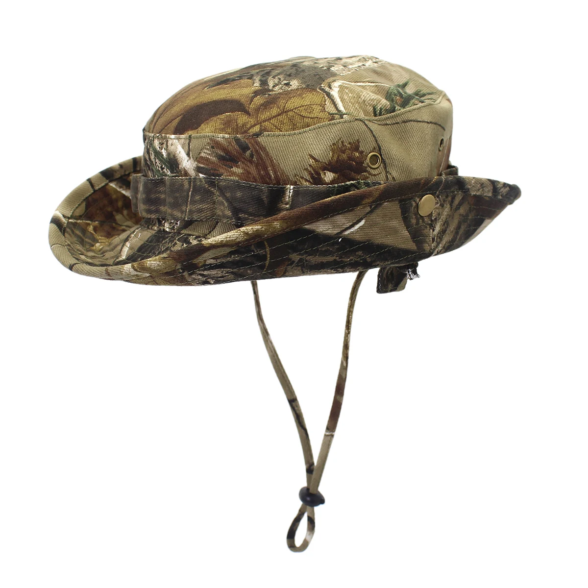 Outfly Summer Tactical Hat For Men's Camouflage Outdoor Camping Mountaineering Hat Sunscreen Foldable Jungle Hunting Bucket Hat