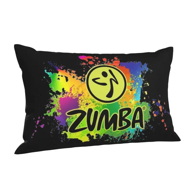 Custom Luxury Zumbas Yoga Sport Cushion Covers 75cm x 50cm Velvet Throw Pillow Case for Bed Sofa Rectangle Pillowcase