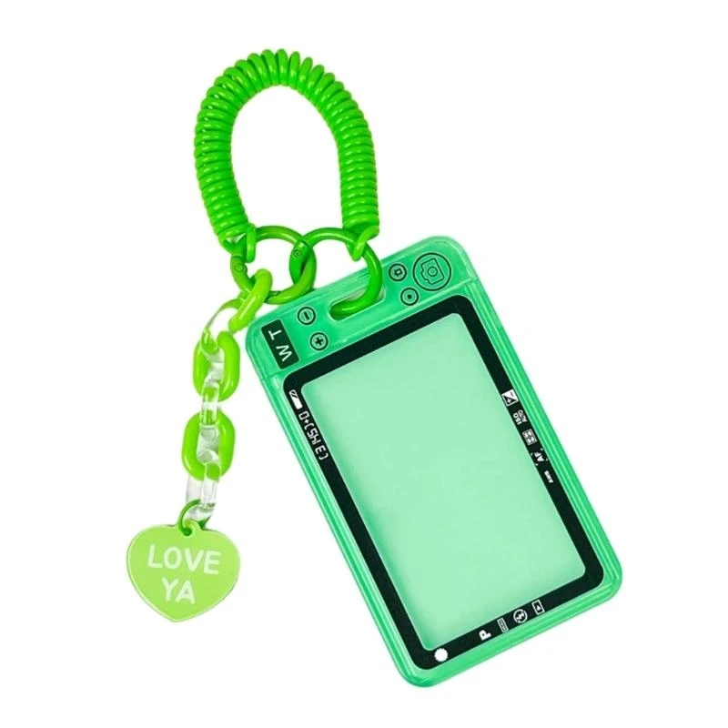 83CE  Photocard Holder Photo Card Holder Bus Card Protective Sleeve Water Resistant Card Case Hold 1-2 Cards for Student Kid