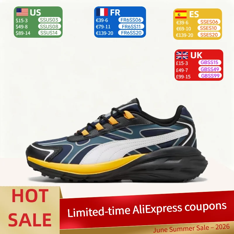 

Puma Hypnotic: Stylish, Soft, Comfortable, Versatile, Non-Slip, Durable Low-Top Running Shoes for Men – Black 397668-04