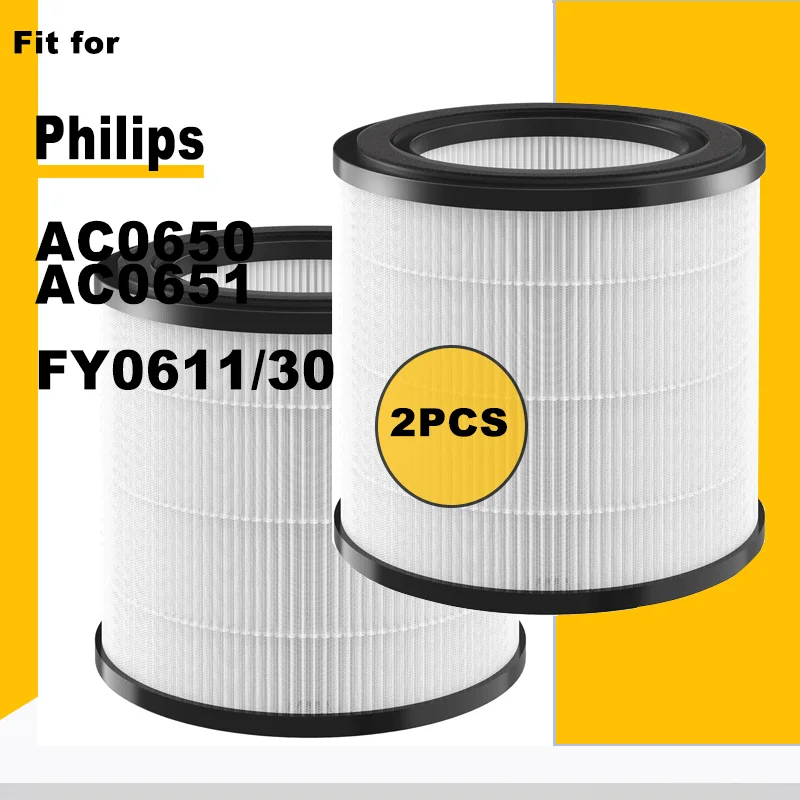 Misura per purificatore d\'aria Philips AC0650, filtro di ricambio AC0651 FY0611/30